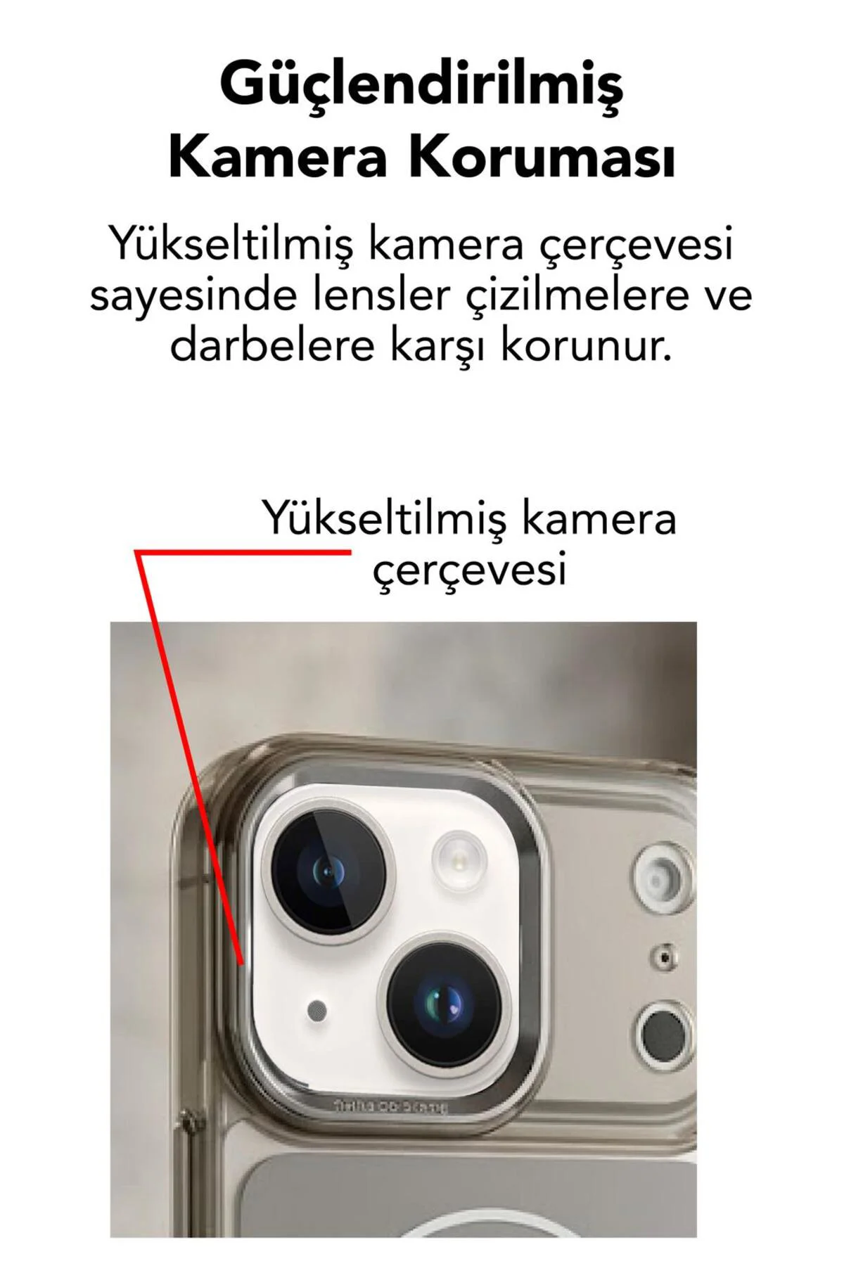 15 Uyumlu Premium Magsafe Kapak Renkli Metal Tuş Metal Kamera Çer