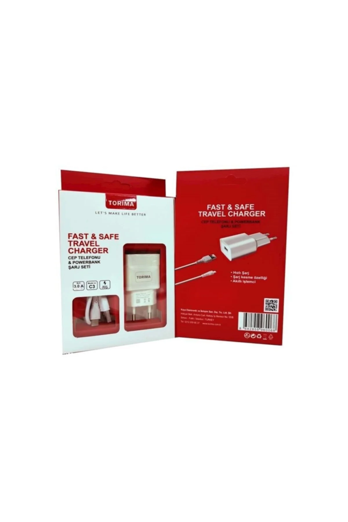 15 W Q.c 3 Amper Micro Usb Şarj Aleti