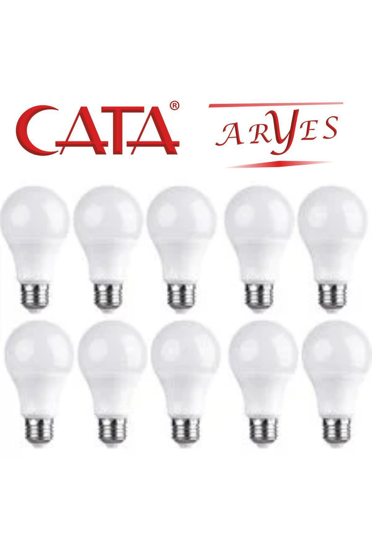 15 Watt Led Ampul BEYAZ 6400K  10 Adet Ct-4274