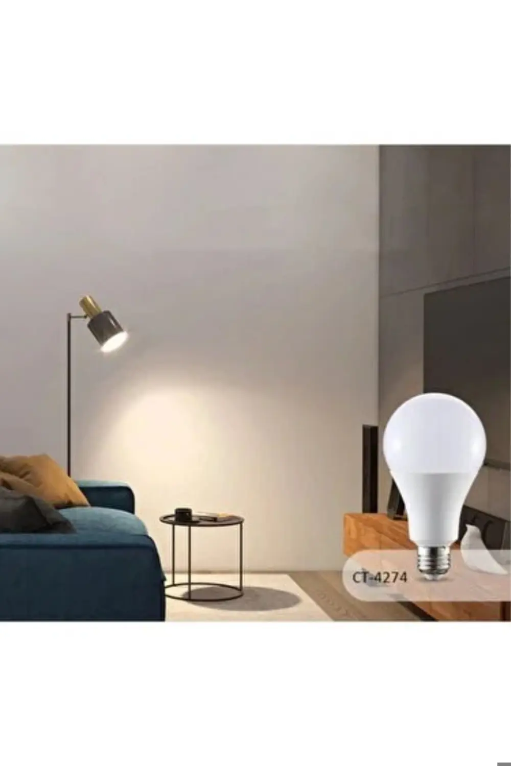 15 Watt Led Ampul BEYAZ 6400K  10 Adet Ct-4274