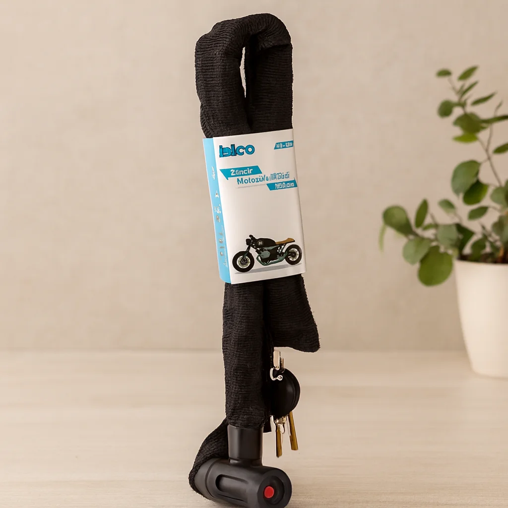 150 cm Zincirli Anahtarlı Motor &amp; Bisiklet Kilidi (Bez Kılıflı) Fiyatı, Yorumları ve Özellikleri