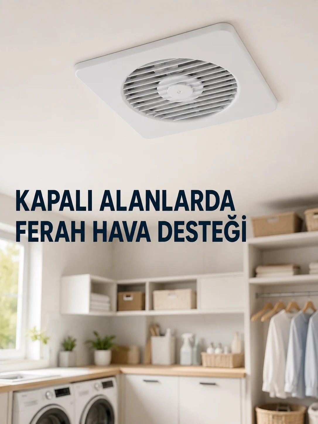 150 mm Havalandırma Aspiratörü 20,8 x 20,8 cm 320 m³/h 20 W Duvar ve Tavan Montajlı Fan Fiyatı, Yorumları ve Özellikleri