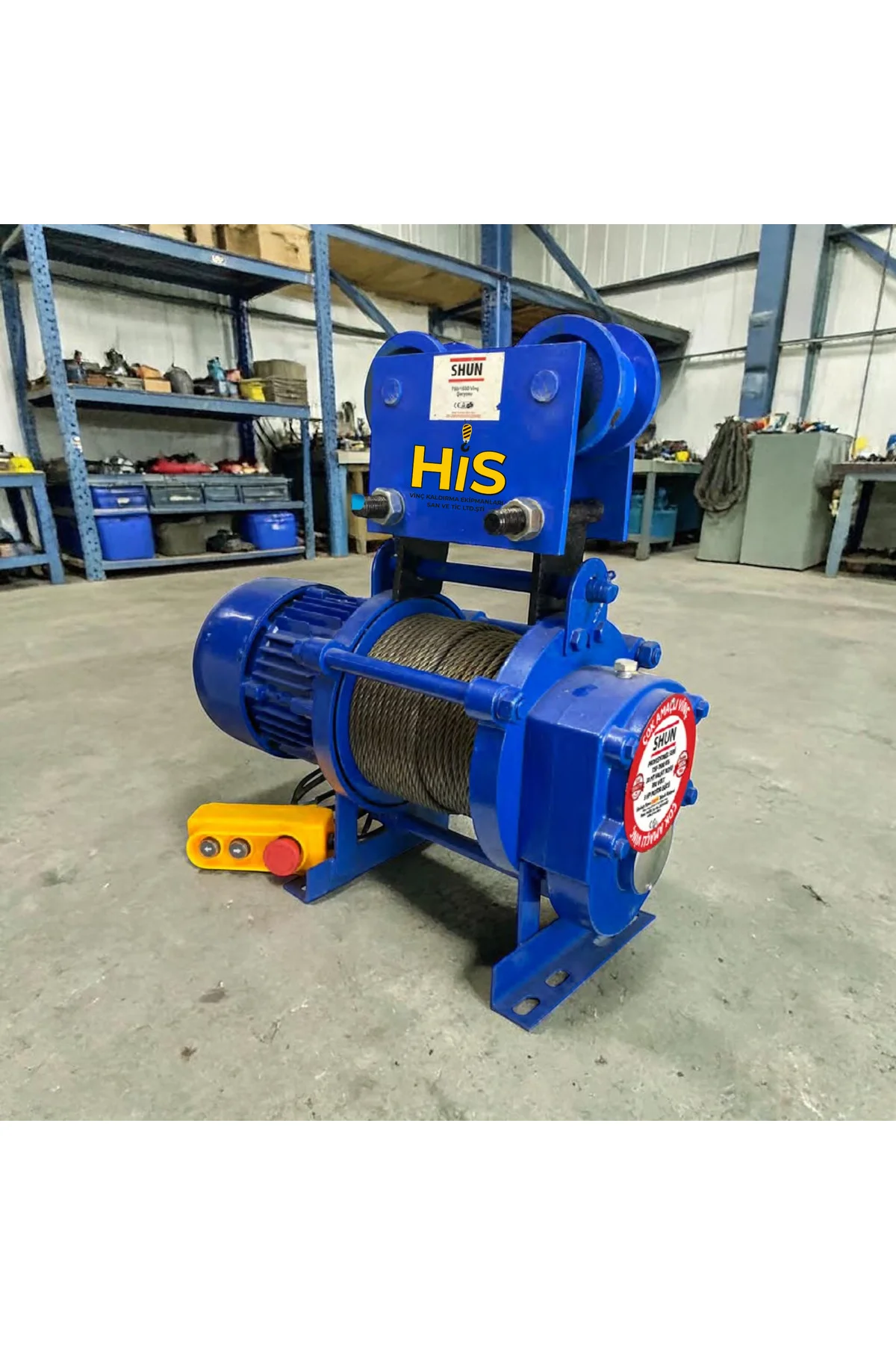 1500 Kg Profesyonel Vinç 380 Volt 30 Metre