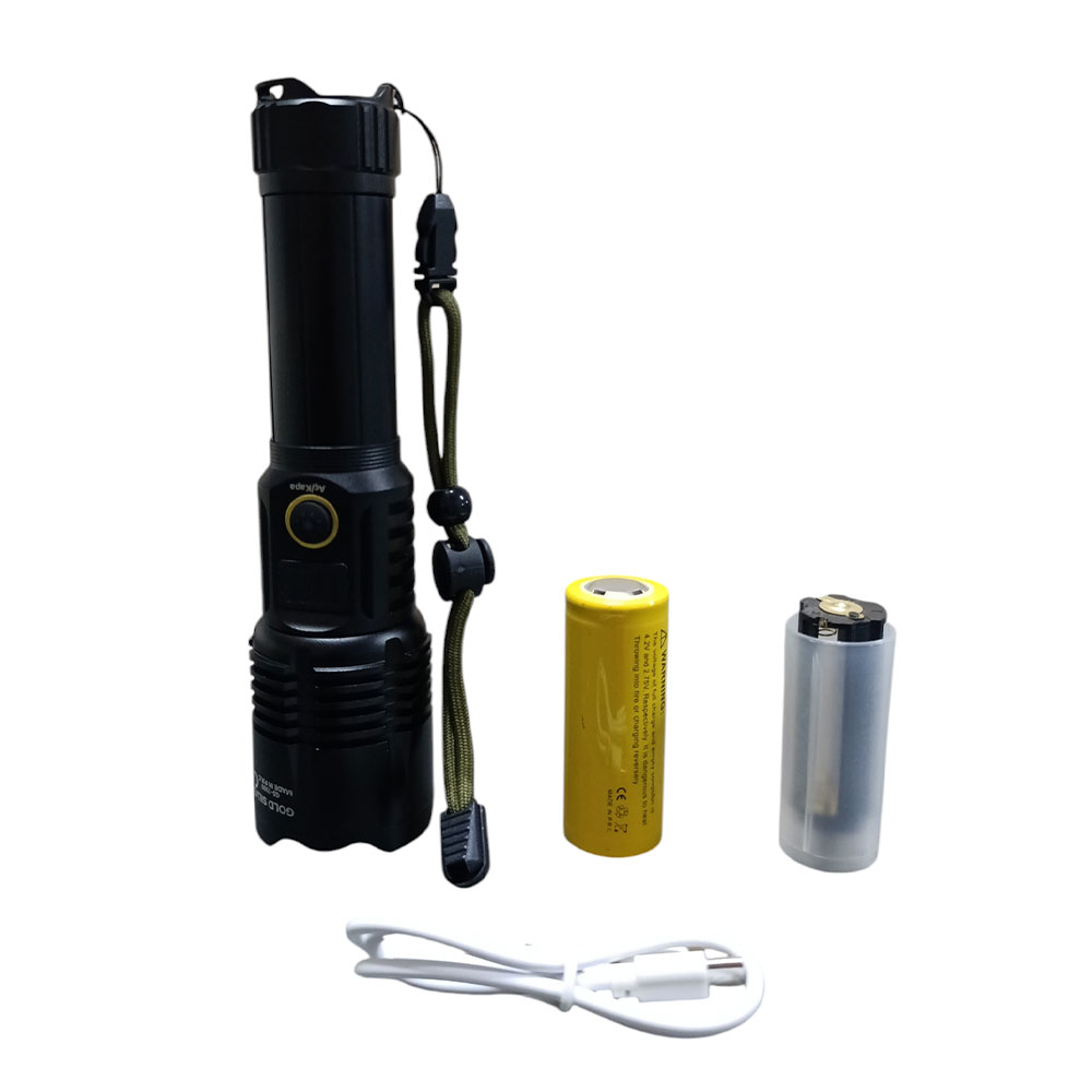 1500 Lümen TG Led 2800 mAH Zoom Özellikli Şarj Edilebilir El Fene