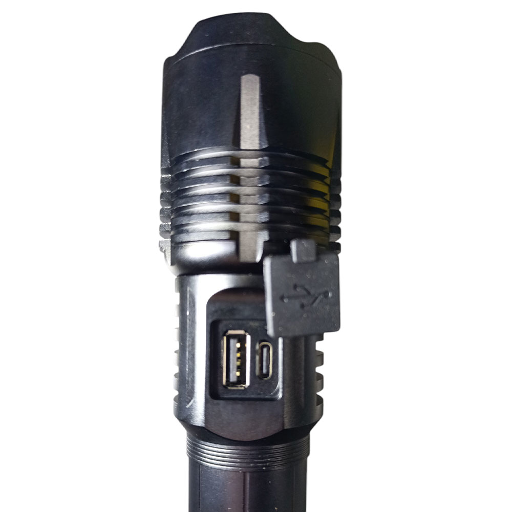 1500 Lümen TG Led 2800 mAH Zoom Özellikli Şarj Edilebilir El Fene