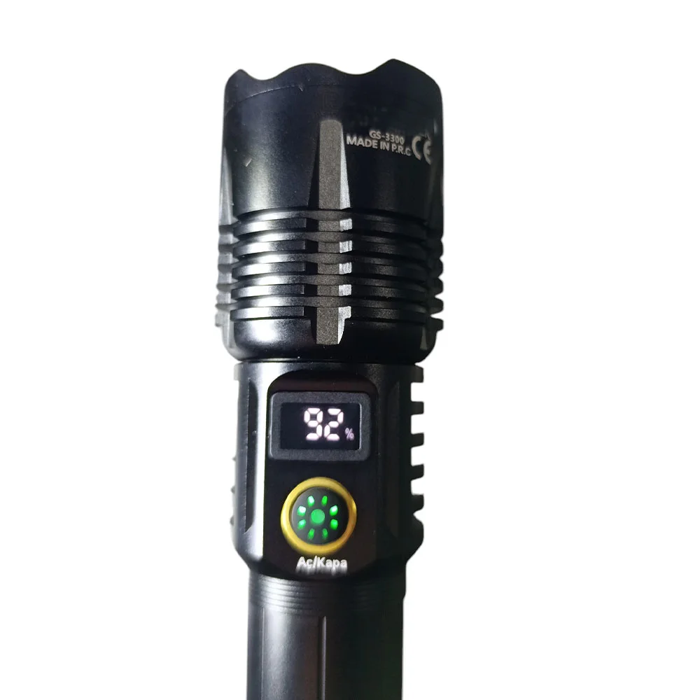 1500 Lümen TG Led 2800 mAH Zoom Özellikli Şarj Edilebilir El Feneri SK3300 1500 Lümen TG Led 2800 mAH Zoom Özellikli Şarj Edilebilir El Feneri SK3300