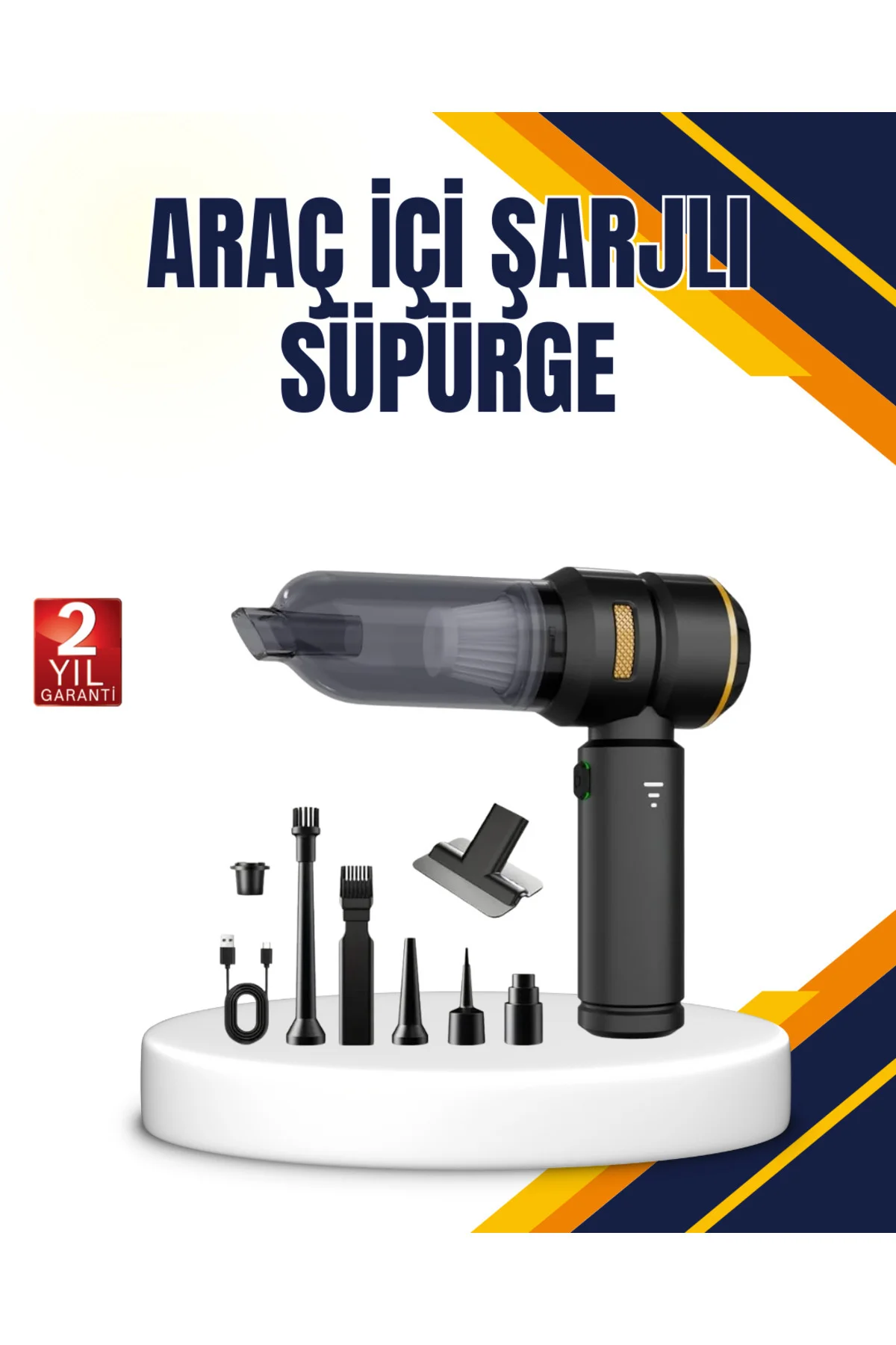 15000 PA Emiş Gücü ve Hava Üfleme Özellikli Şarjlı Süpürge