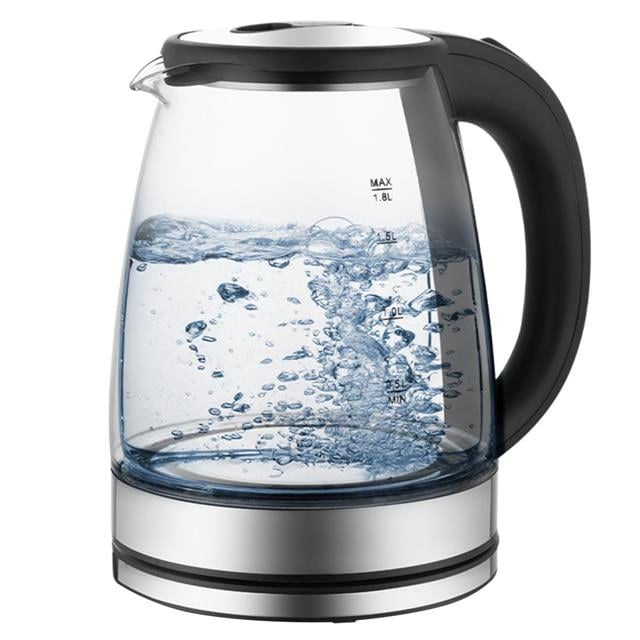 1500W 1.8 Litre Cam Hazneli Su Isıtıcı Mutfak Kettle CRW-7204 (47