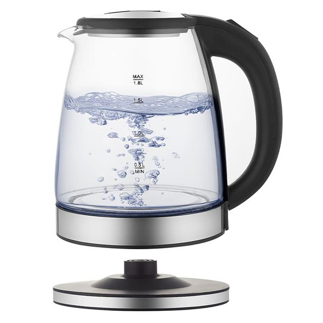 1500W 1.8 Litre Cam Hazneli Su Isıtıcı Mutfak Kettle CRW-7204 (47