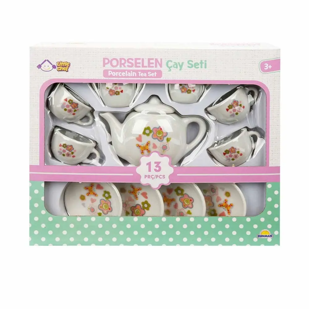 1501 Porselen Çay Seti 13 Parça -