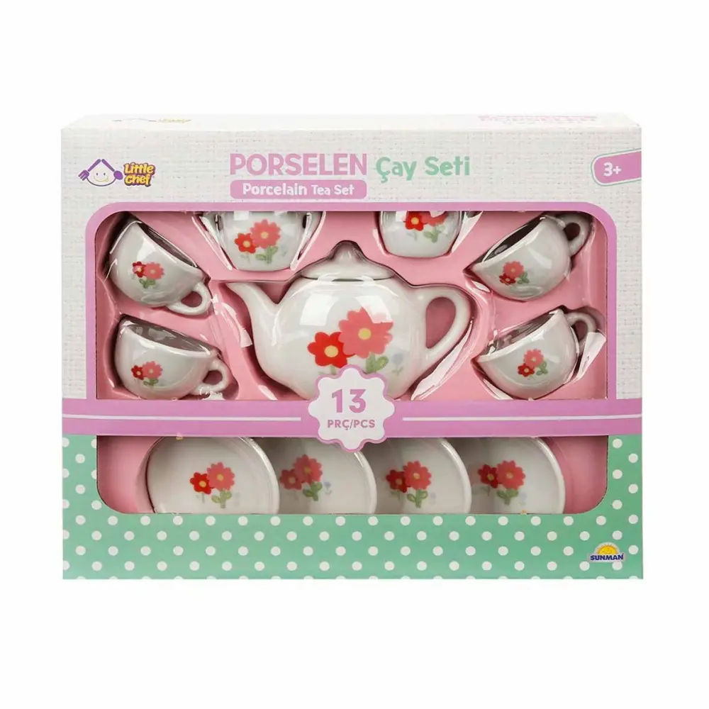 1501 Porselen Çay Seti 13 Parça -