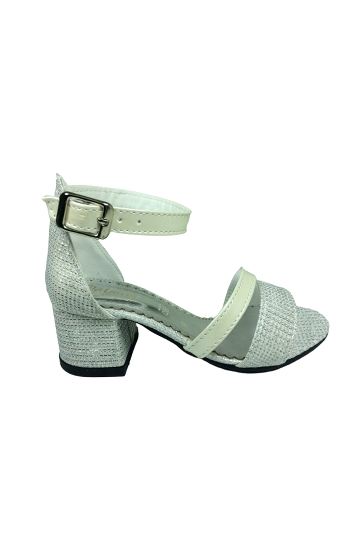 Ortopedikal 1506 (Plm) Patik Sedef Ekru Simli Bilekten Tokali Kiz Çocuk Topuk