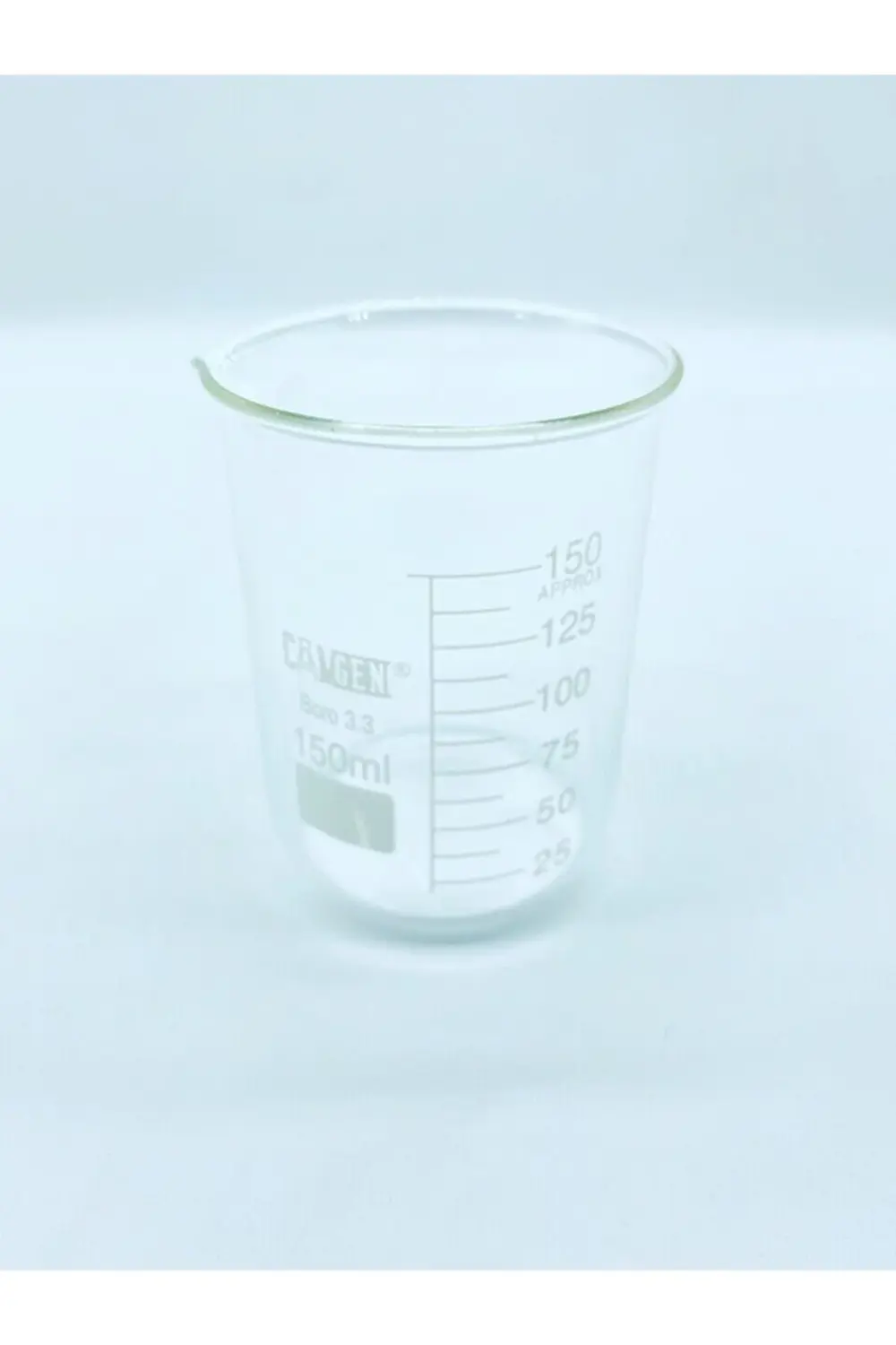 150ml Cam Beher Dereceli Borosilikat 1 Adet