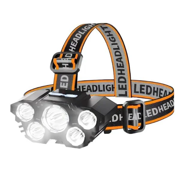 150W 5 LED Şarjlı Ultra Güçlü Kamp Kafa Lambası 150W 5 LED Şarjlı Ultra Güçlü Kamp Kafa Lambası