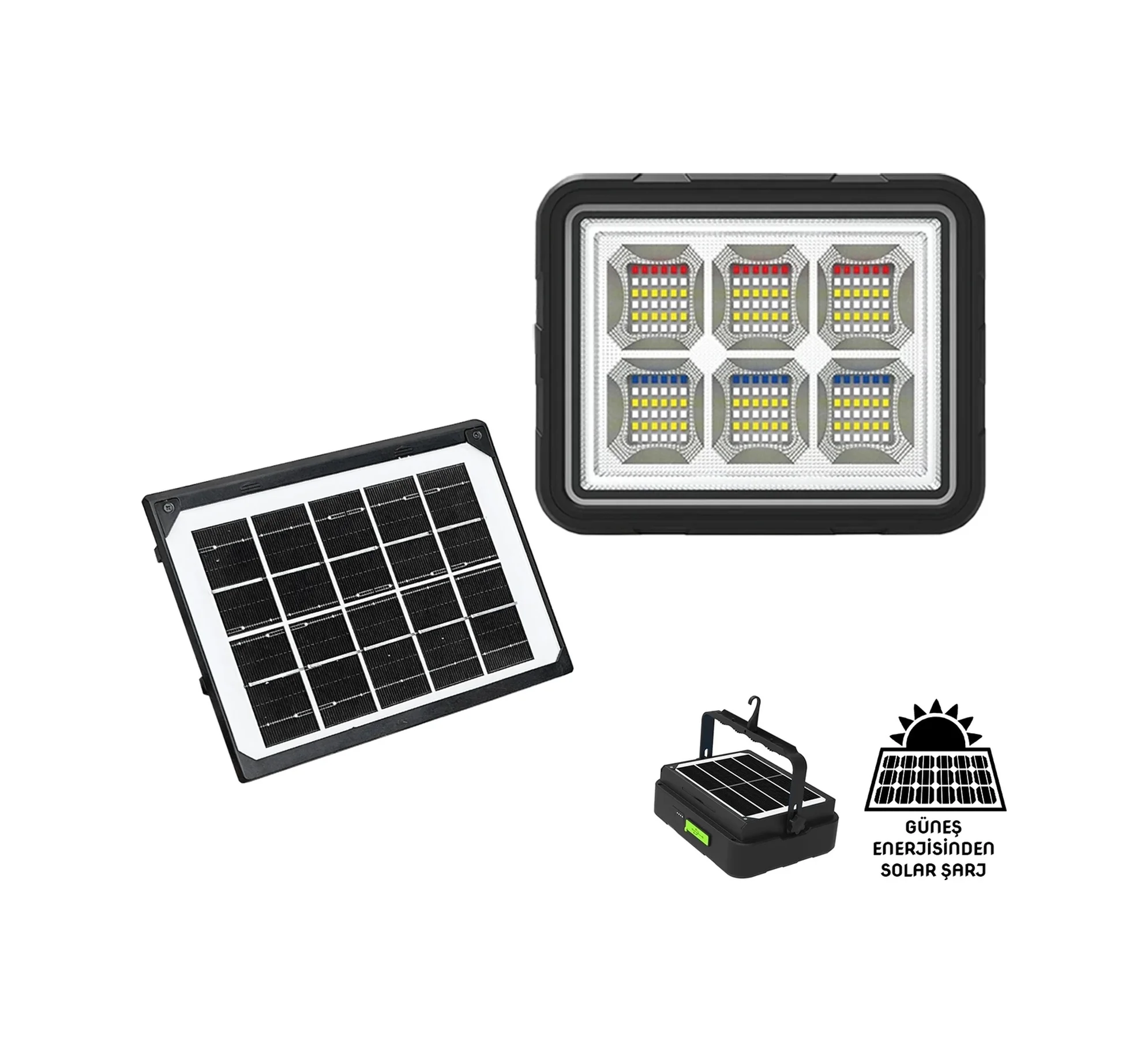 150w Güneş Enerjili Solar Kamp Feneriprojektör Ws-5570 Diğer