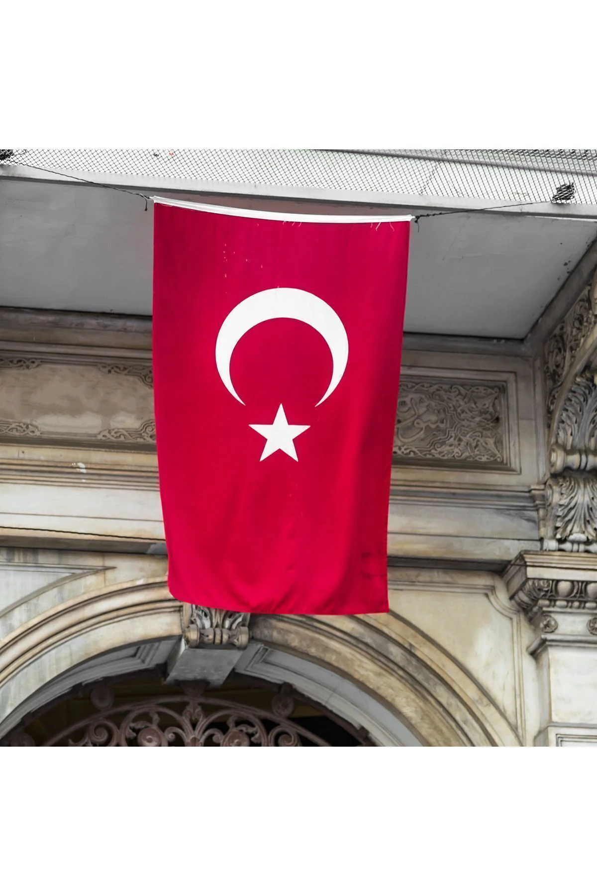 150x225 Cm Kumaş Türk Bayrağı - Oda Duvarını Boyut Olarak Boydan 