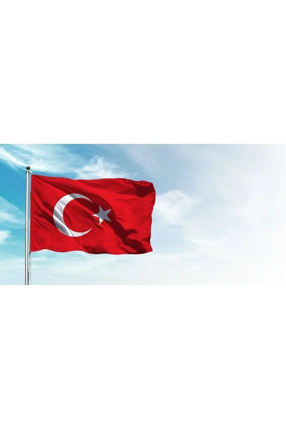 150x225 Cm Kumaş Türk Bayrağı - Oda Duvarını Boyut Olarak Boydan