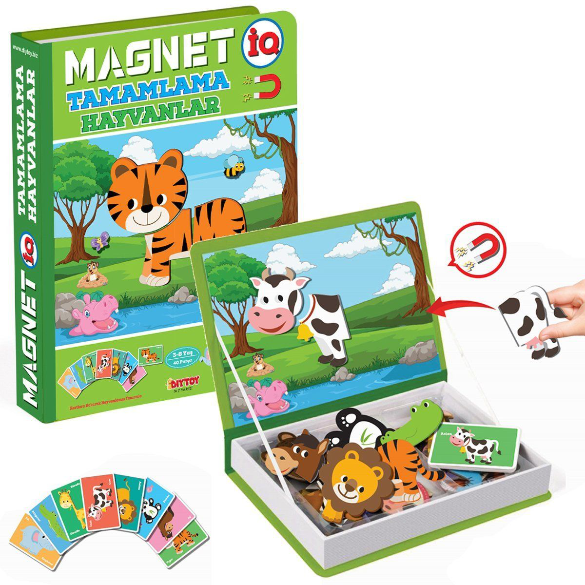 1512 DıyToy, Magnet Tamamlama - Hayvanlar/ +3 yaş 1512 DıyToy, Magnet Tamamlama - Hayvanlar/ +3 yaş