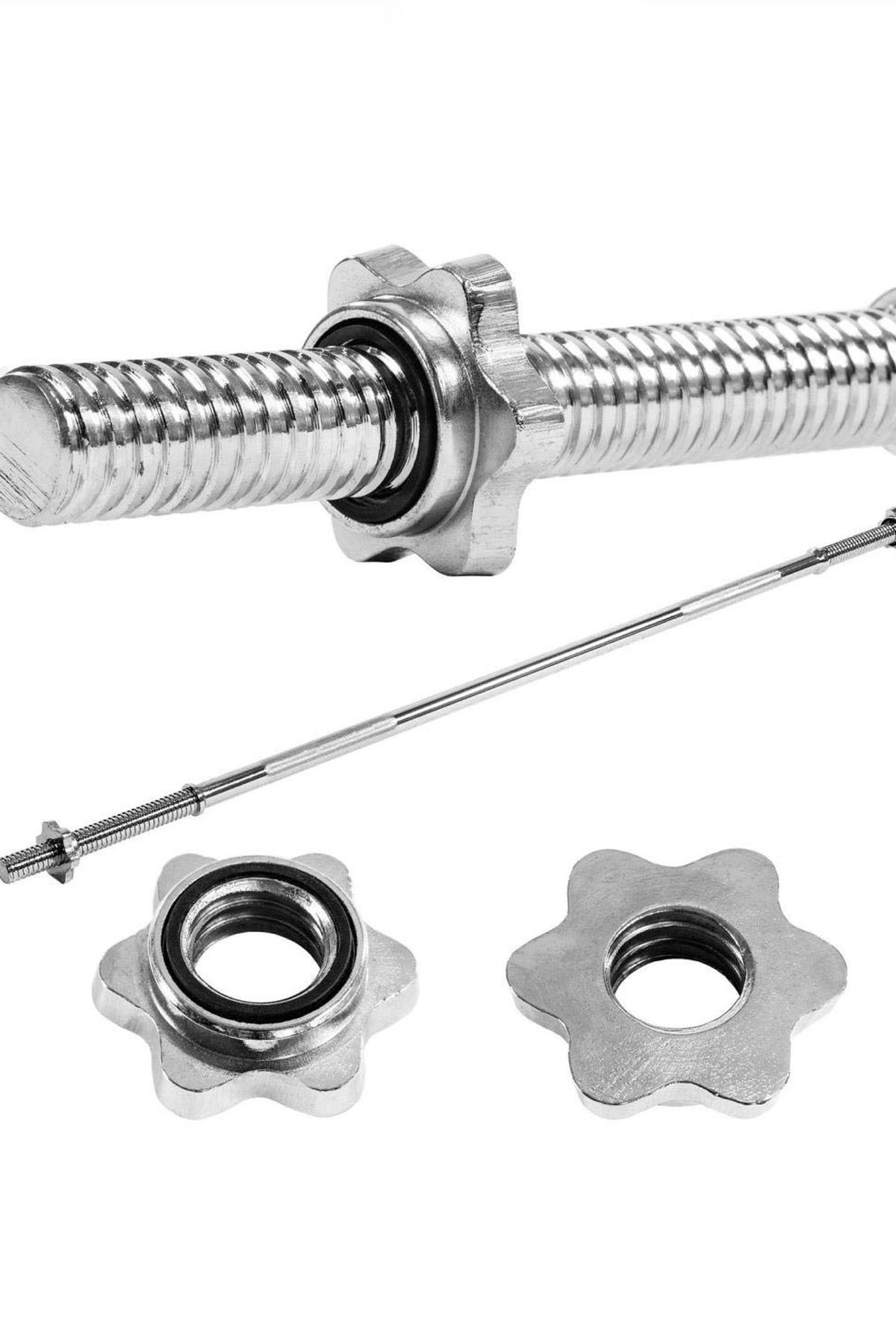 Delta 152 Cm Krom Halter Barı | Plaka İçin Bar , İçi Dolu Uzun Ağırlık