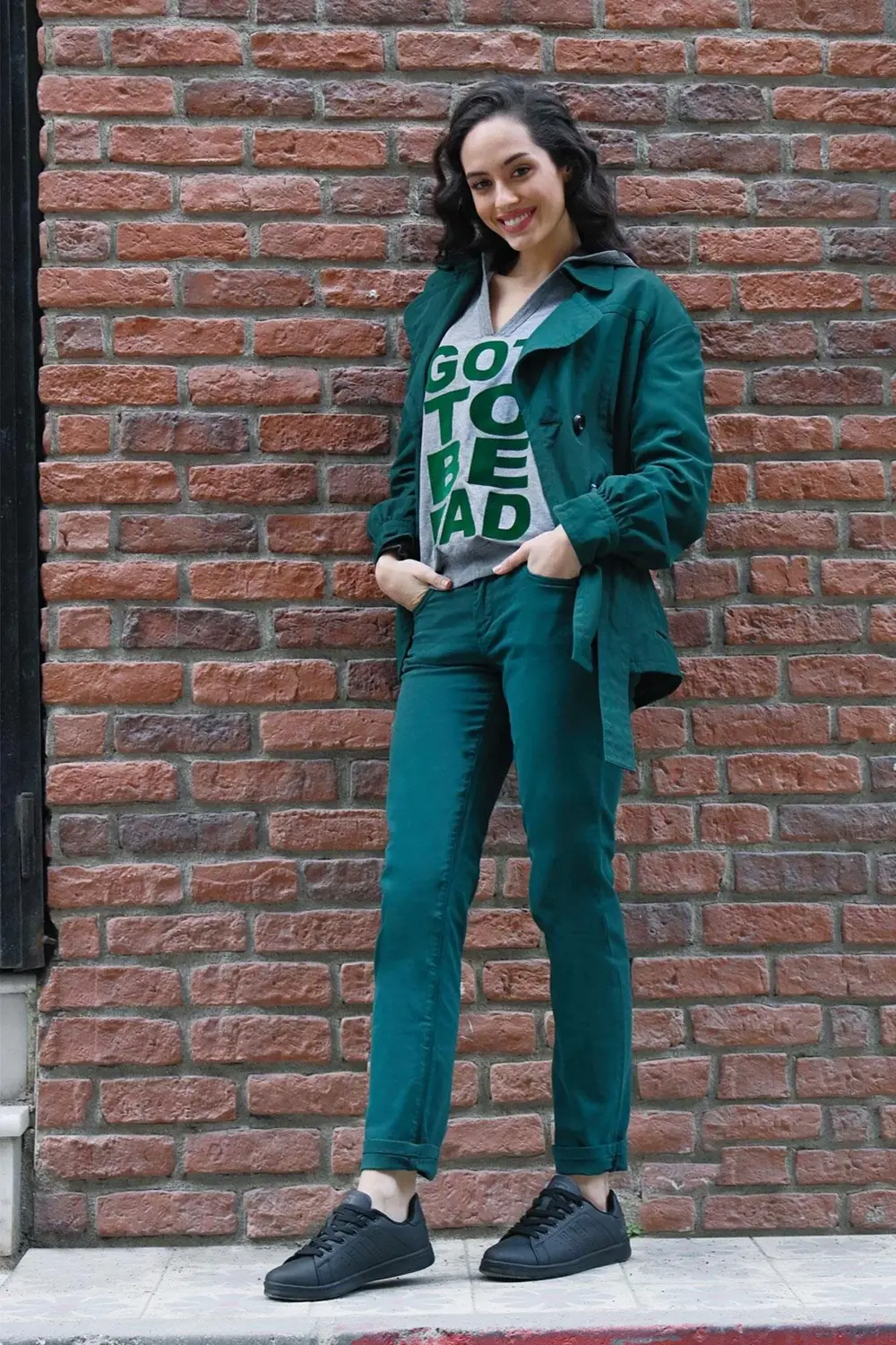 15306 Siyah Kadın Sneaker Günlük Spor Ayakkabı