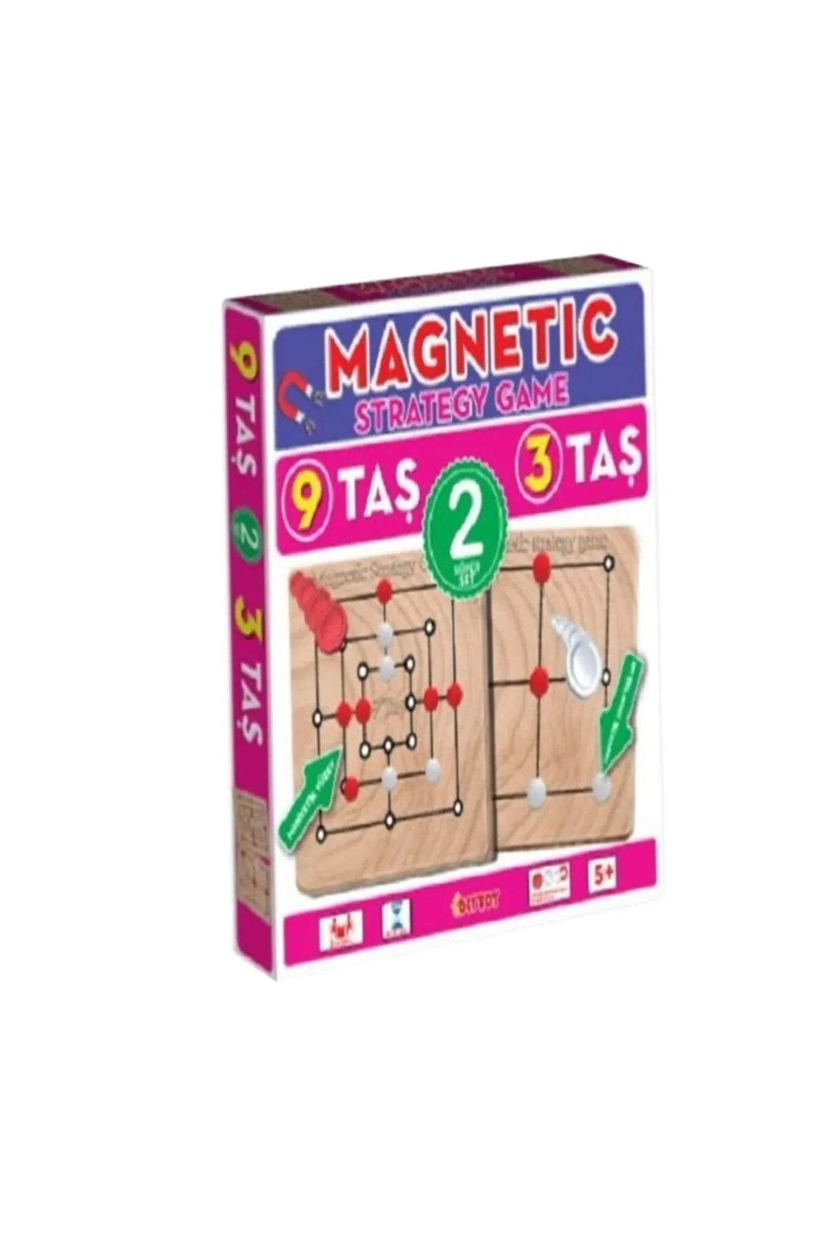 1531549 Manyetik Strateji Oyunları 9 Taş+3 Taş