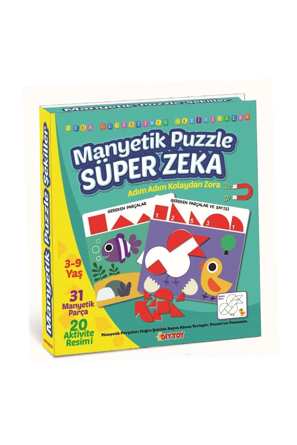 1536 Manyetik Puzzle Süper Zeka