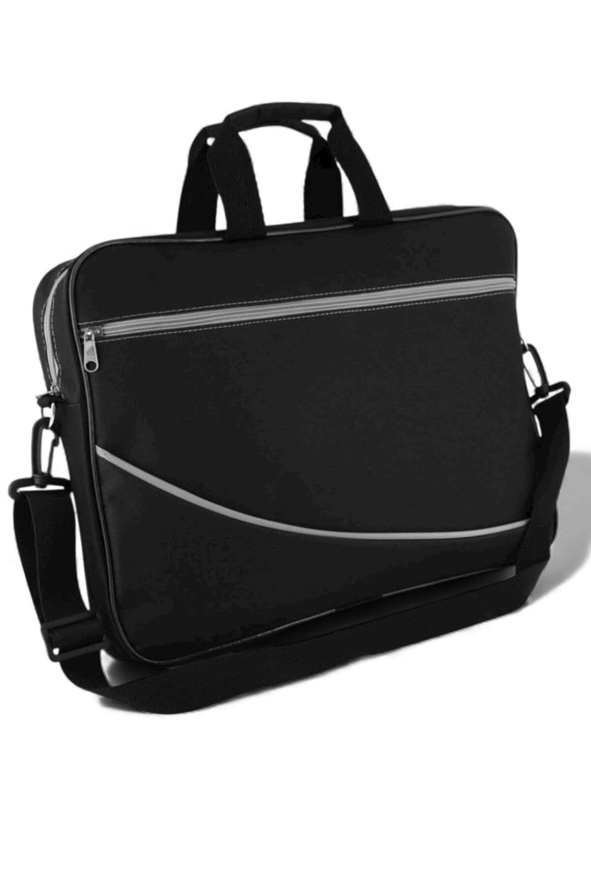 15.6″ Bilgisayar Notebook Sırt Çantası Siyah Gri – Ergonomik, Suy