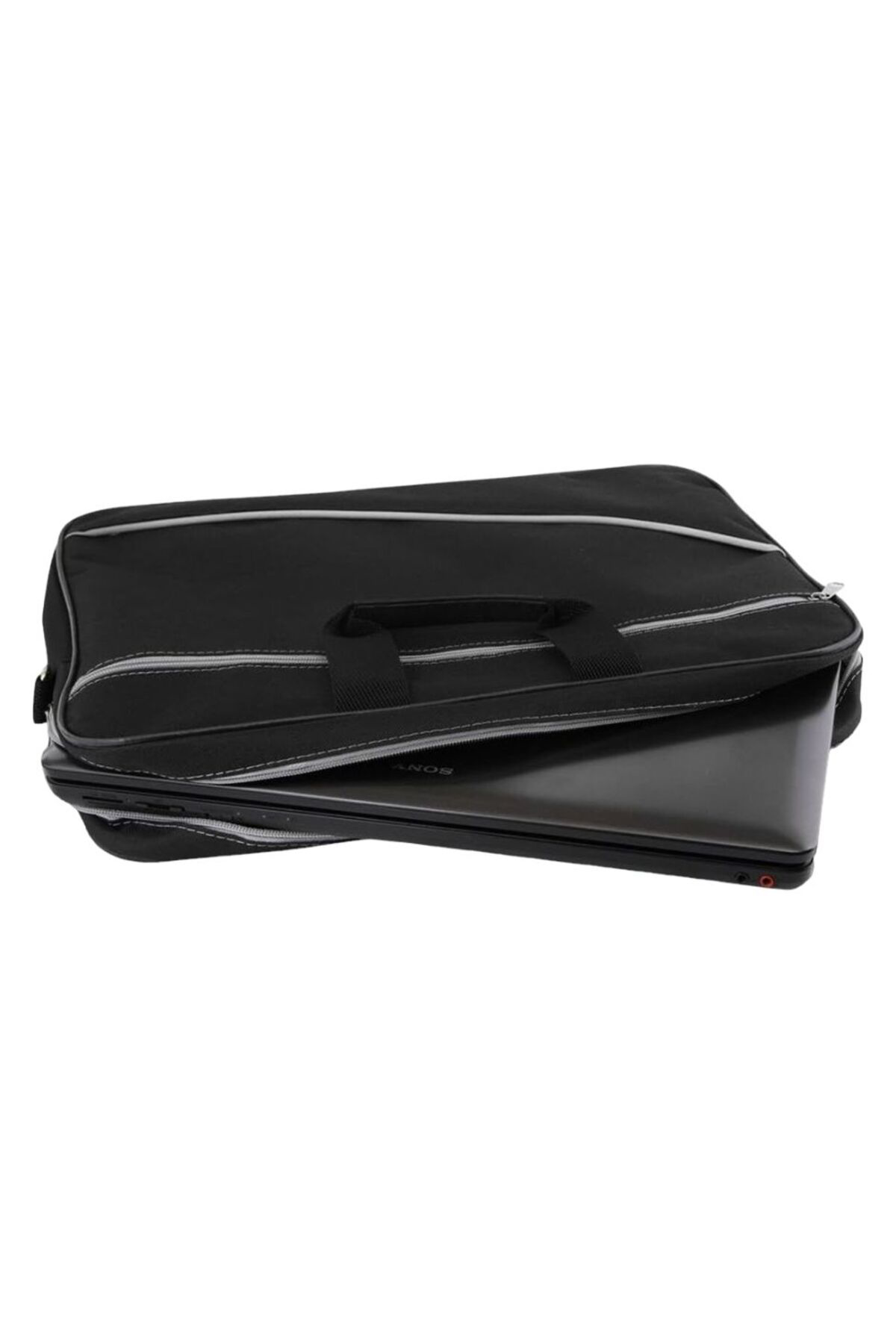 15.6″ Bilgisayar Notebook Sırt Çantası Siyah Gri – Ergonomik, Suy