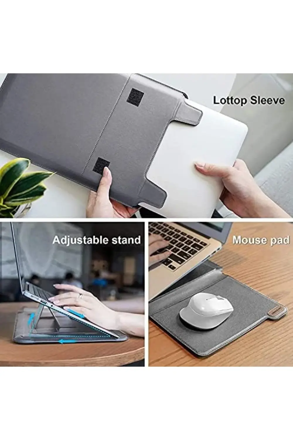 15.6" Dizüstü Bilgisayar Kılıfı [Ayarlanabilir Dizüstü Bilgisayar