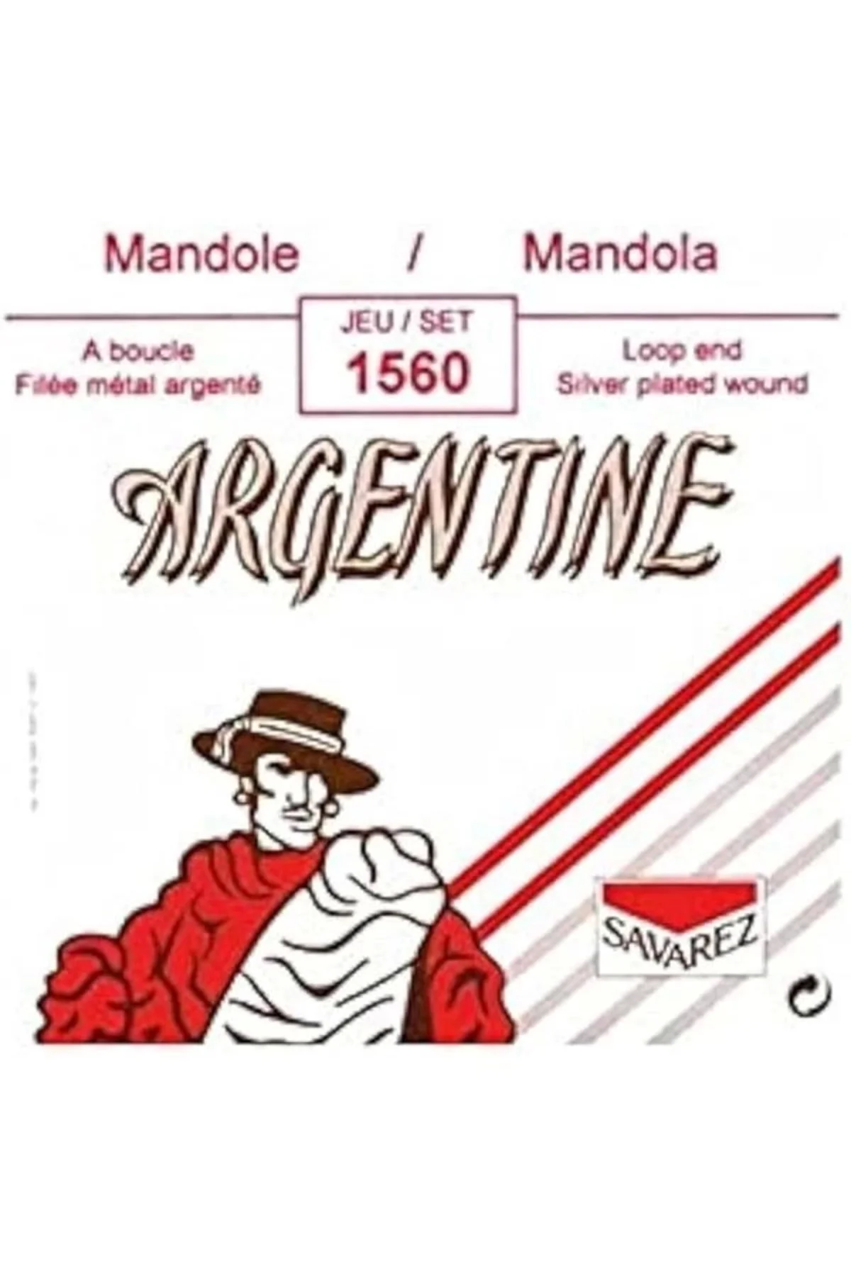 1560 Normal Gerginlik Mandola Telleri, Standart Uzunluk - Tam 8 İ