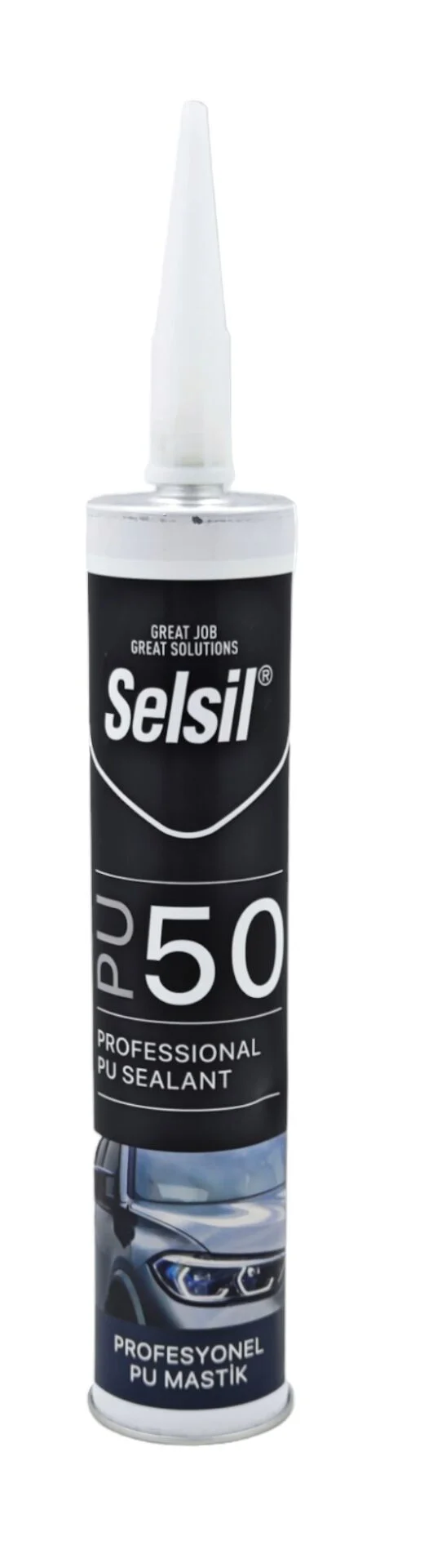 15651-1 F   Selsil PU 50 Profesyonel PU Mastik 280ml - Siyah