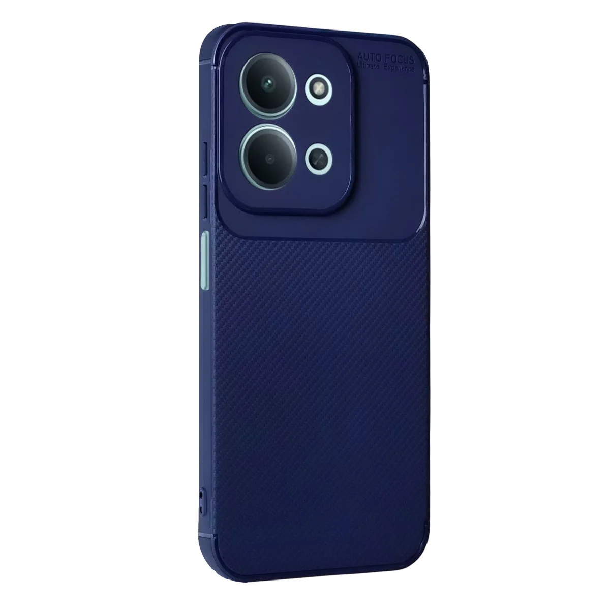 15C 5G Auto Focus Karbon Kapak - Lacivert (Ultra Koruma ve Estetik)