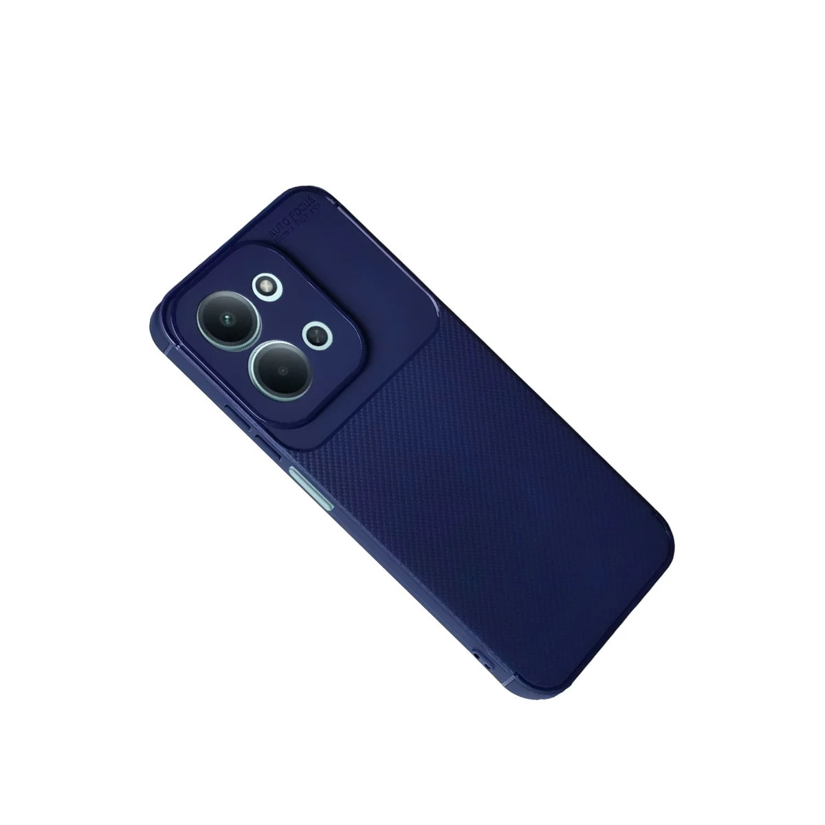 15C 5G Auto Focus Karbon Kapak - Lacivert (Ultra Koruma ve Estetik)