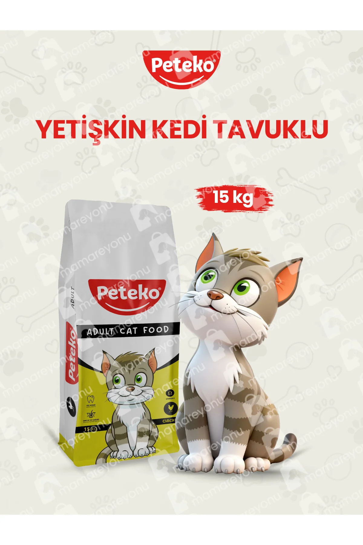 15kg tavuklu yetişkin kedi maması 15kg tavuklu yetişkin kedi maması