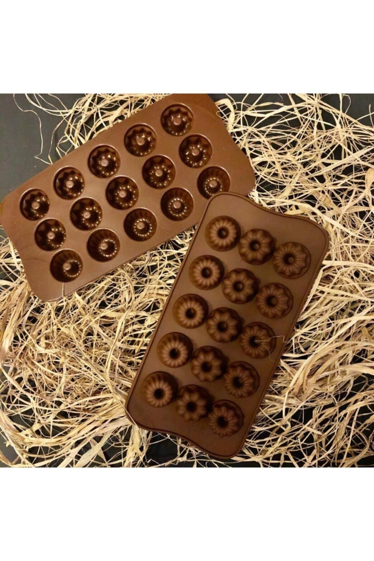 Real 15'Li Çikolata Kek Kalıbı Silikon