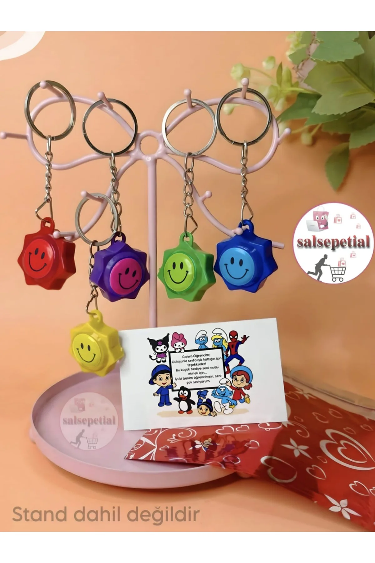 15’li Emoji Anahtarlık Hediyelik Hediye Paketli Notlu Emoji Anaht
