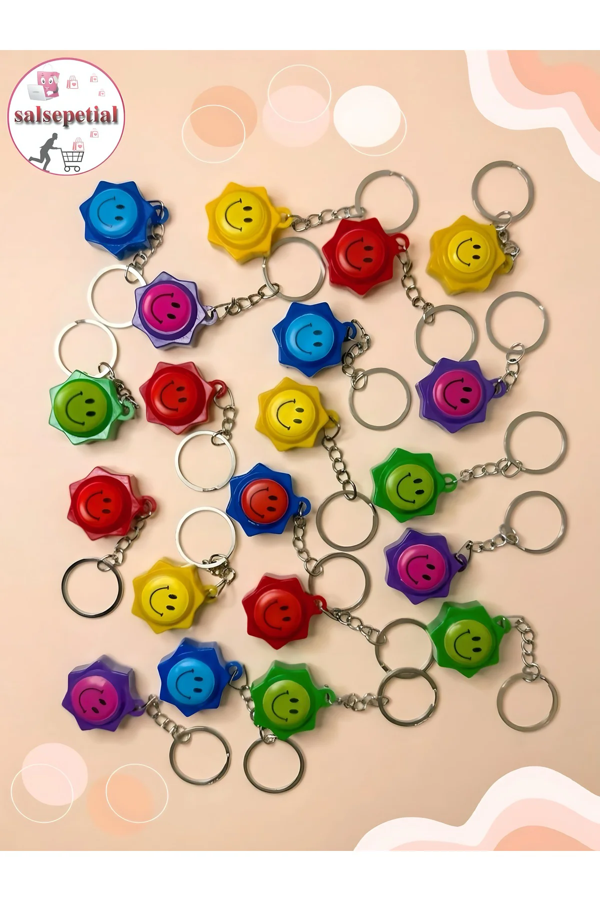 15’li Emoji Anahtarlık Hediyelik Hediye Paketli Notlu Emoji Anaht