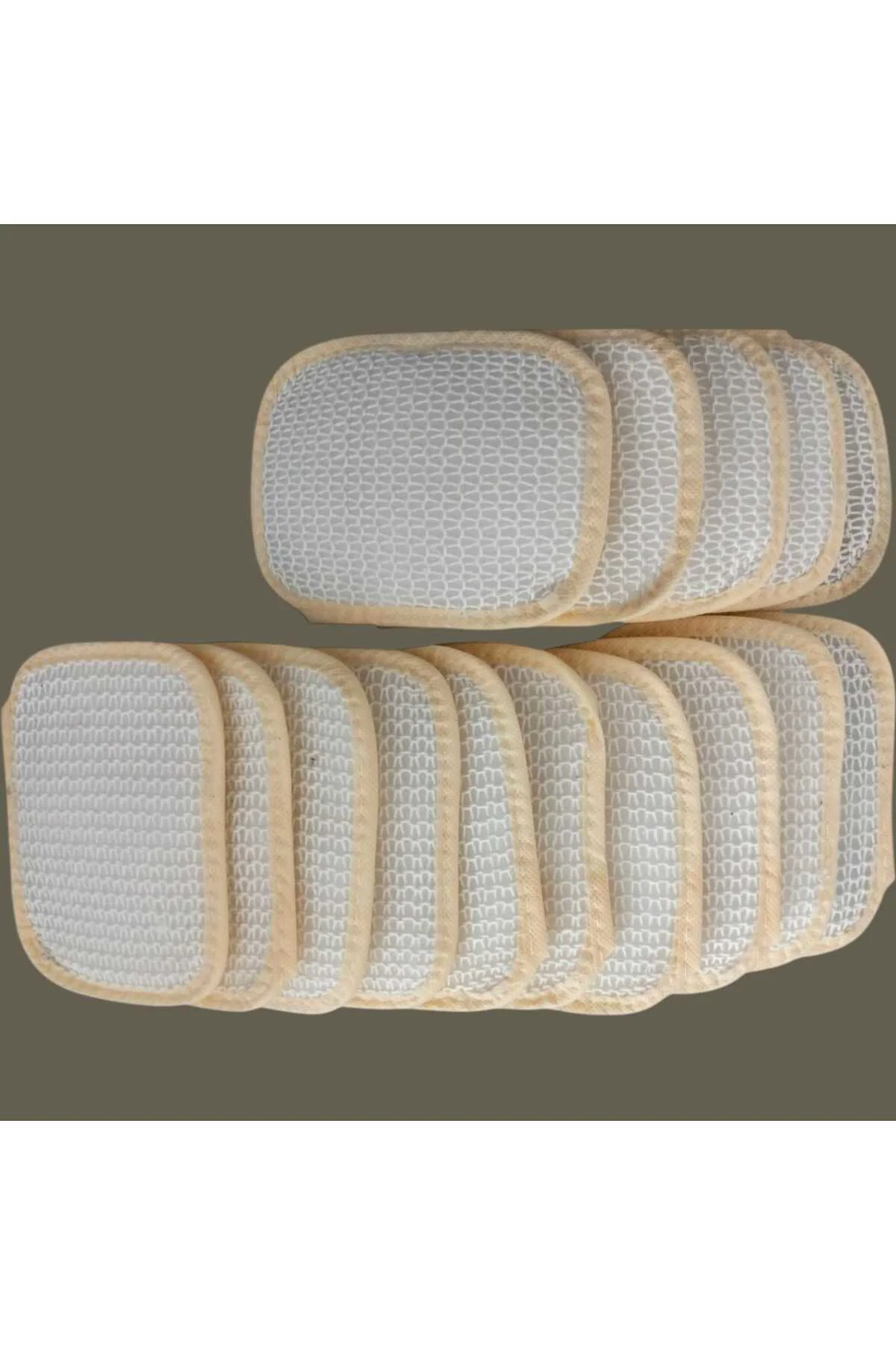 "15’li Pamuk Banyo Lifi Seti 12x16 cm | Otel, Spa, Hamam, Sauna v