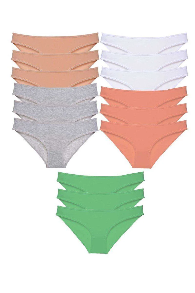 15'li Süper Eko Set Likralı Kadın Slip Külot Seti - Pamuklu Rahat Külot Fiyatı, Yorumları ve Özellikleri