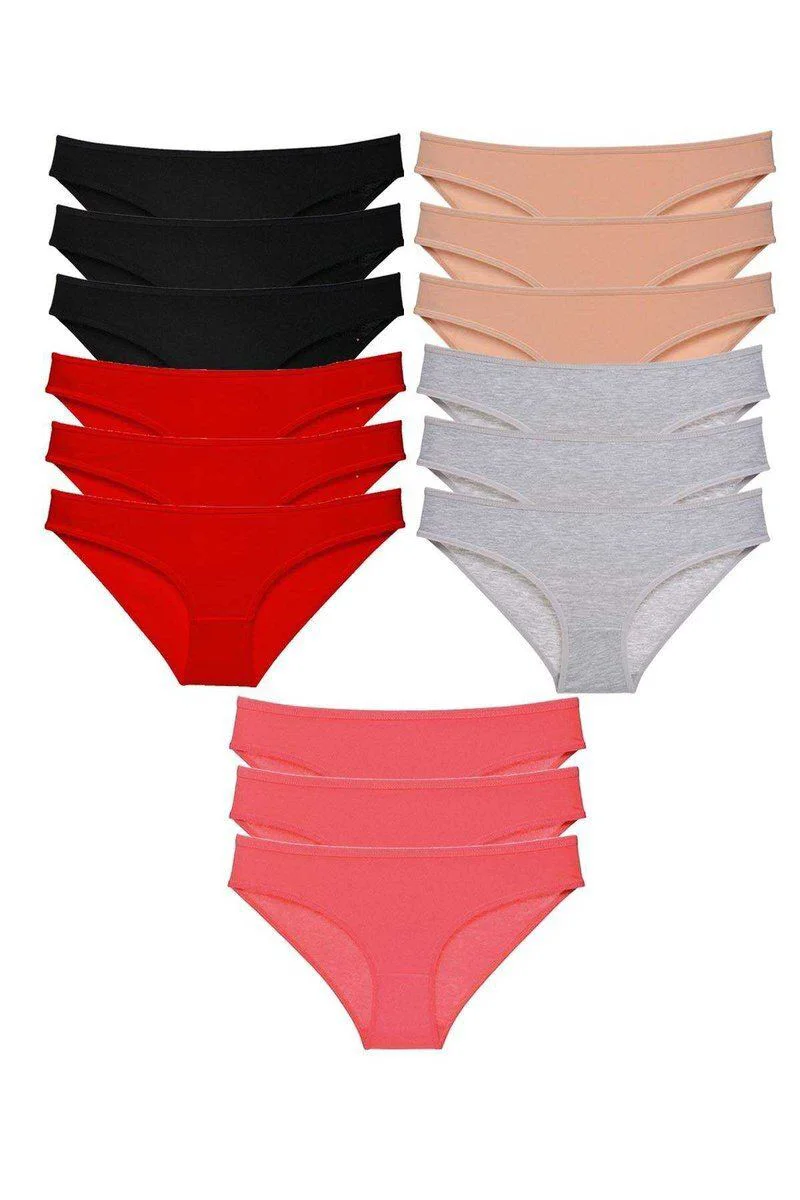 15'li Süper Eko Set Likralı Kadın Slip Külot - Pamuklu Rahat Külot Seti Fiyatı, Yorumları ve Özellikleri