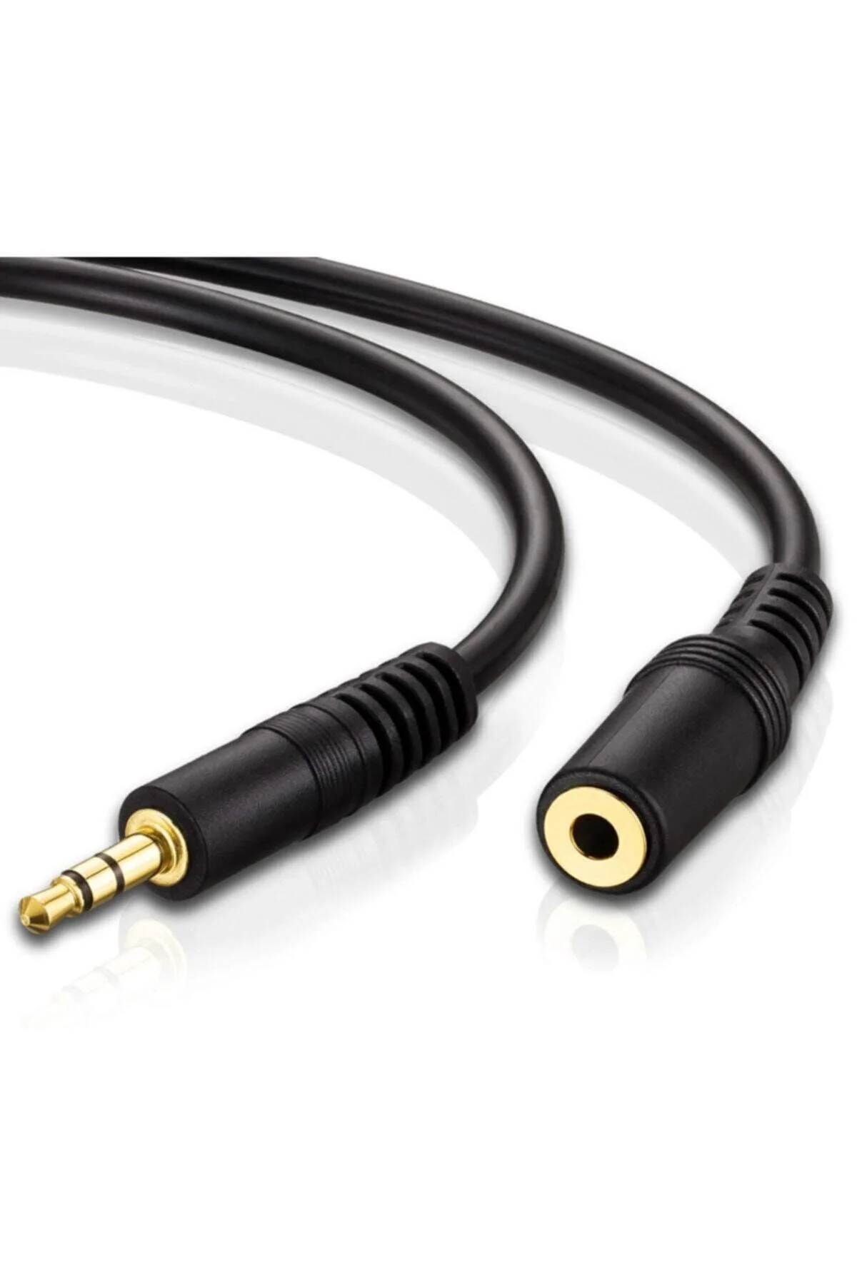 1.5m Stereo Hoparlör Kulaklık Ses Aux Uzatma Kablosu 3.5mm Erkek Dişi