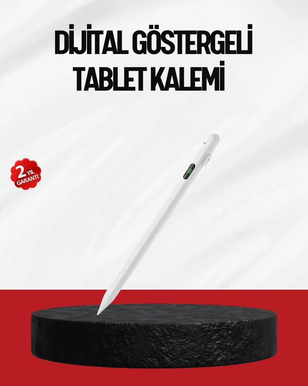 1.5mm Hassas Uçlu iPad Kalemi Şarjlı Type-C Ultra Hassas Stylus P
