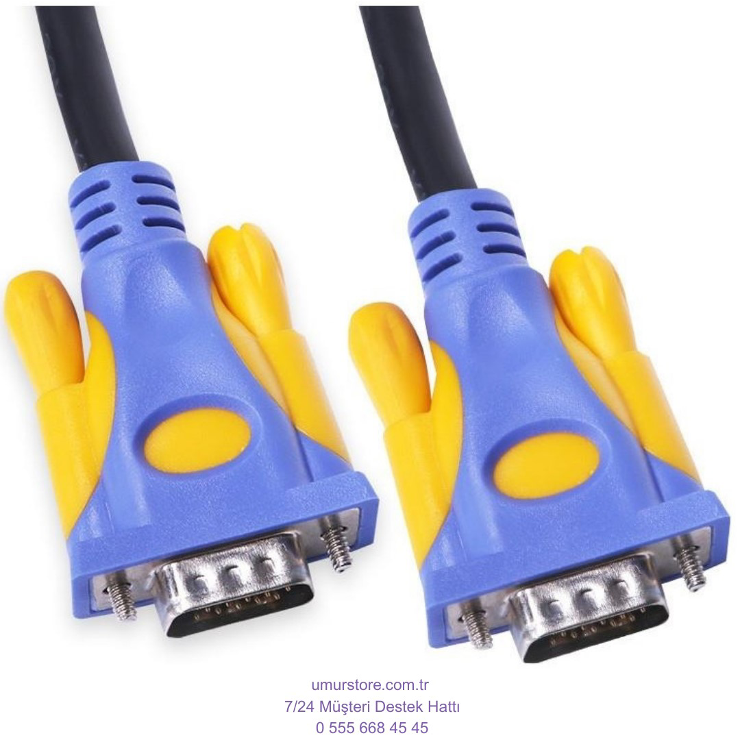15MT Ferrıt Core Emı/rfı Filtreli VGA Kablo