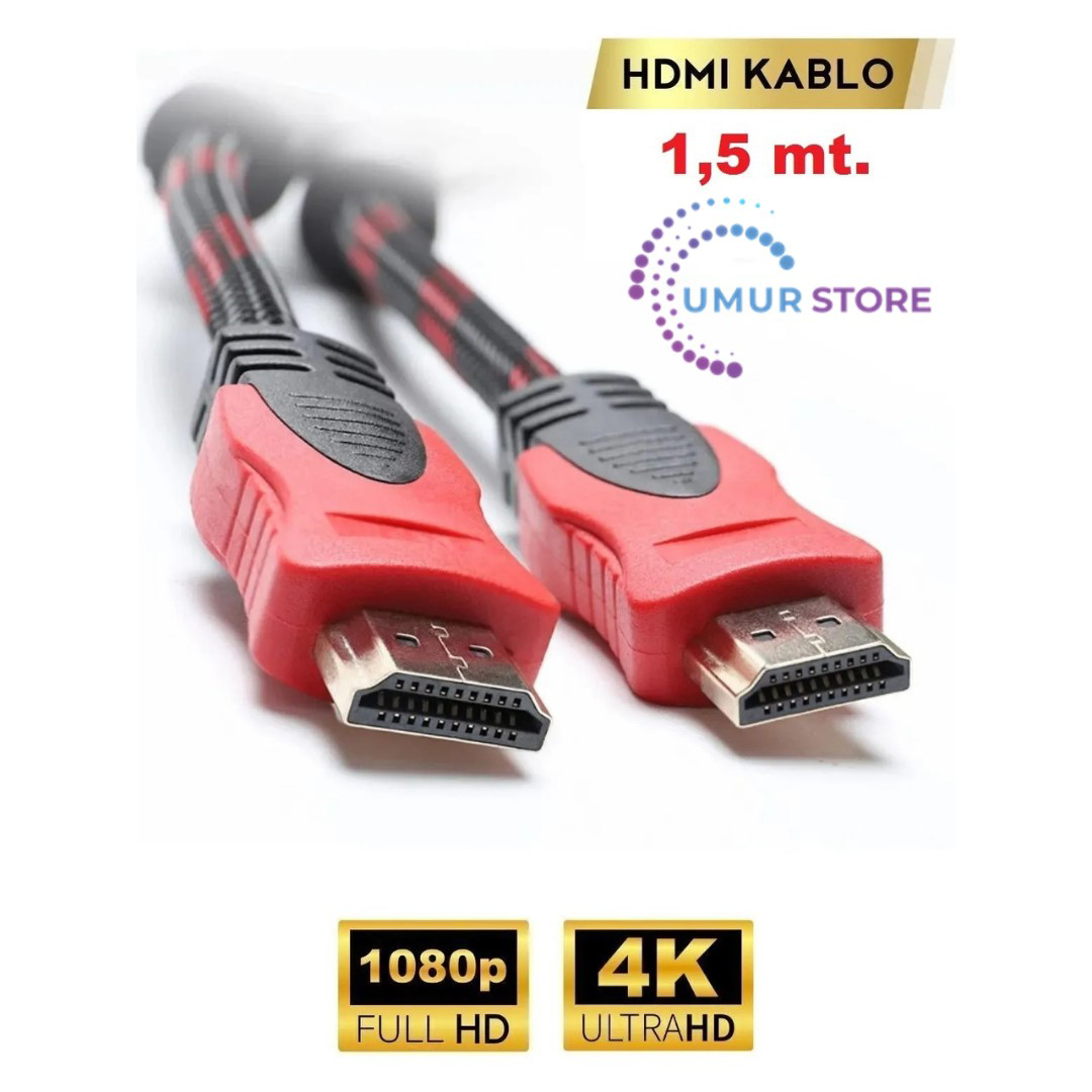 1.5mt HDMI Bakır Korumalı Kablo 1.5mt HDMI Bakır Korumalı Kablo
