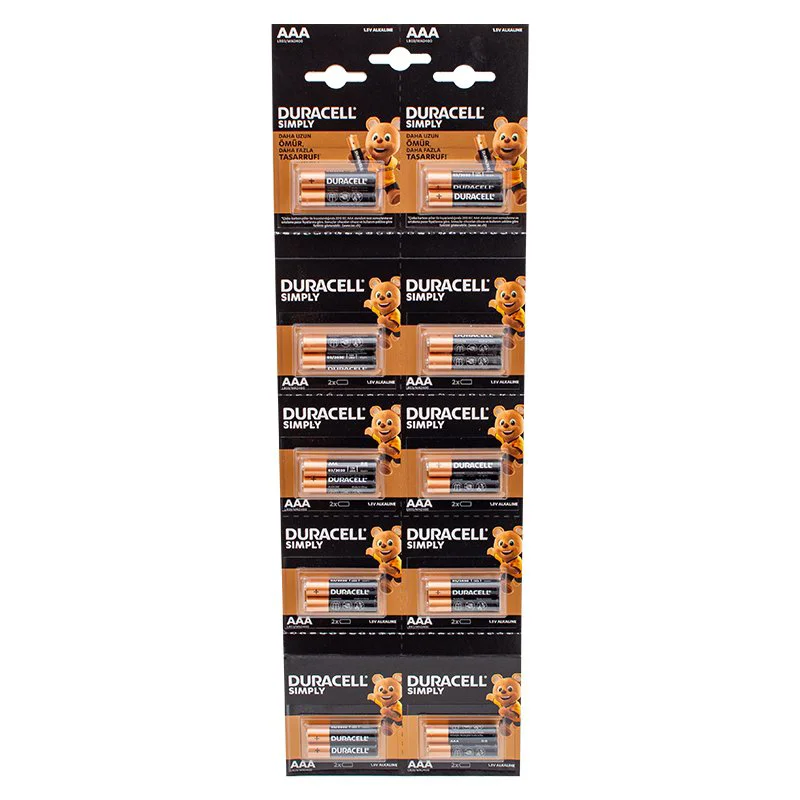 1.5V İnce AAA 20'li lin Pil LR03/MN20