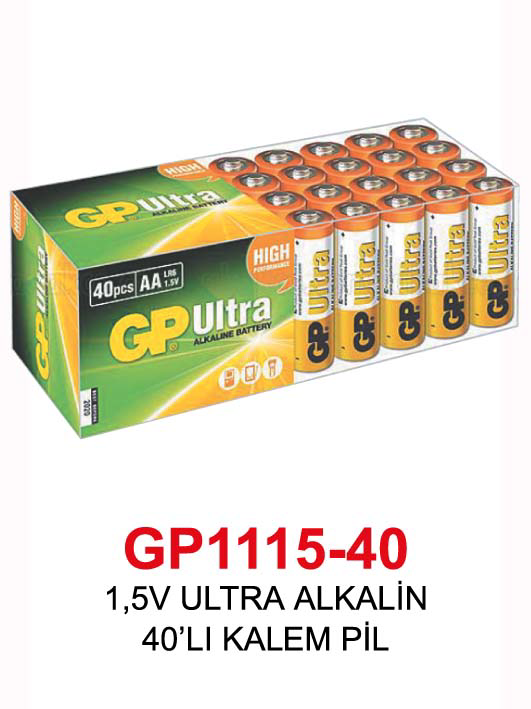 1,5V ULTRA ALKALİN 40’Lİ KALEM PİL