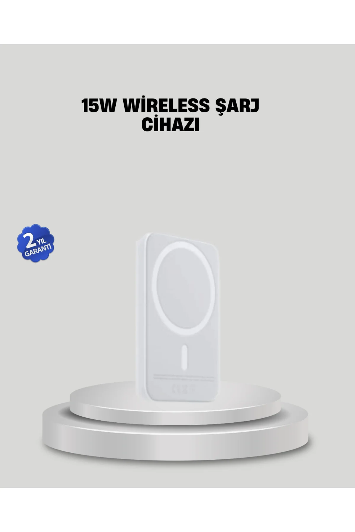15W Araç Telefon Tutucu Kablosuz Hızlı Şarj Özellikli