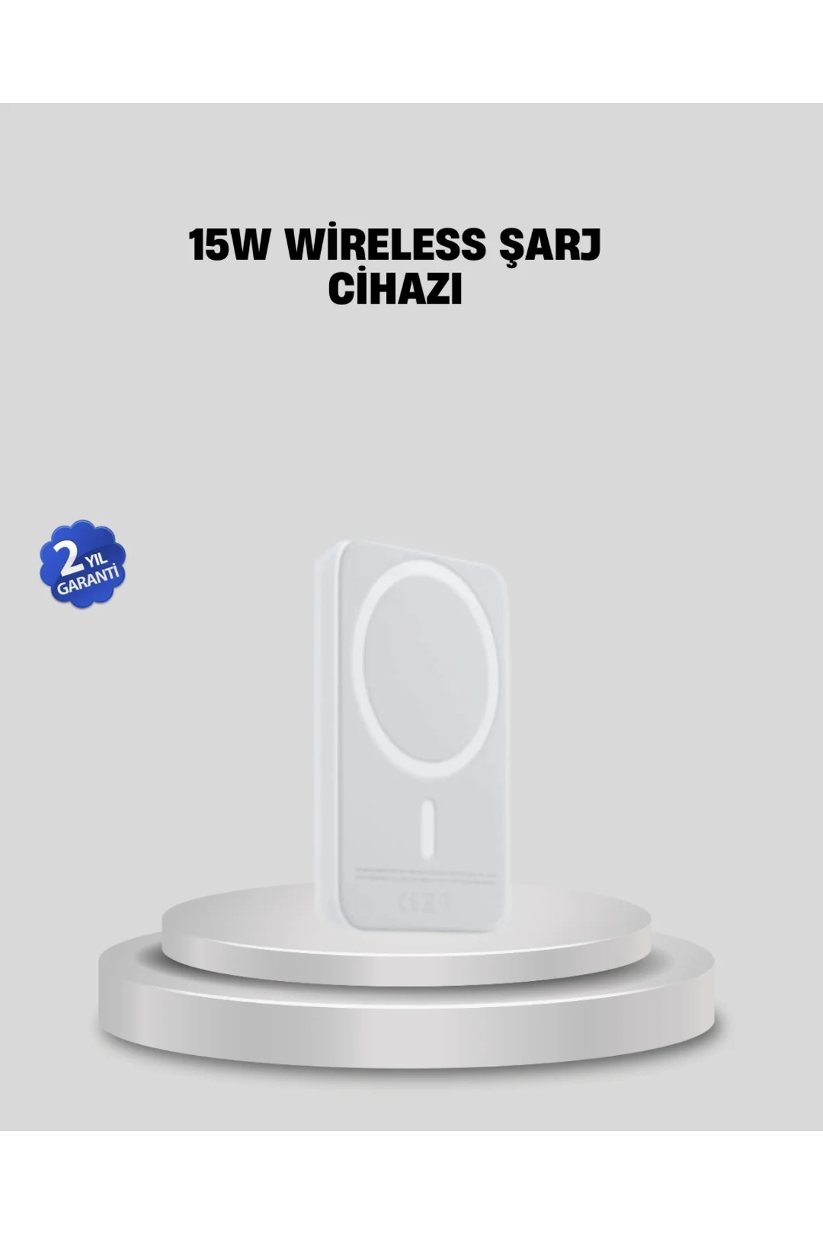 15W Araç Telefon Tutucu Kablosuz Hızlı Şarj Özellikli