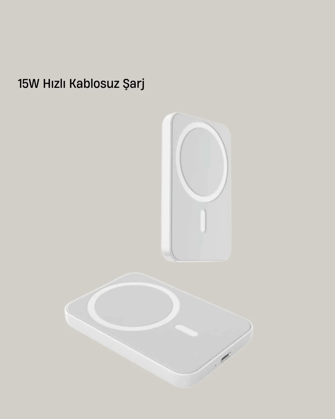 15W Araç Telefon Tutucu Kablosuz Hızlı Şarj Özellikli