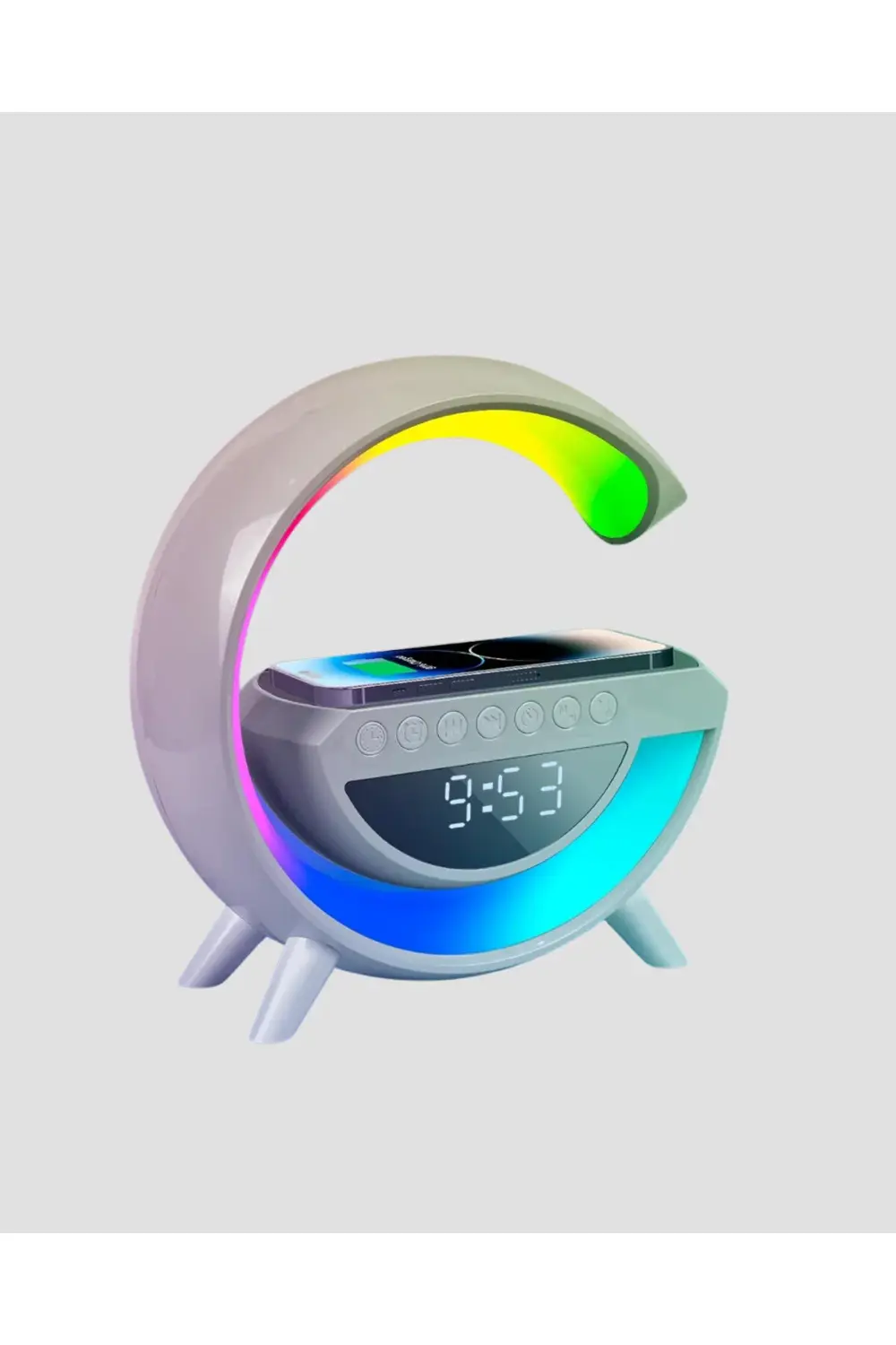 15W Hızlı Şarj Destekli LED Atmosfer Işığı ve Alarm Fonksiyonlu L